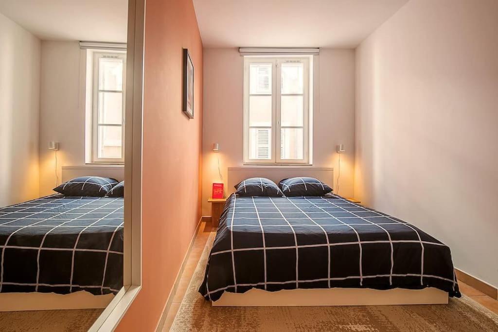 Rare Appart 2 Chambres En Duplex Design Au Panier Марсель Экстерьер фото